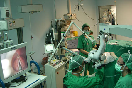 Cirugía Laringea Laser